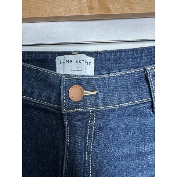 LANE BYRANT Jeans Womens Plus Sz 20 Straight Leg Dark Wash Staple Capsule - Picture 5 of 12